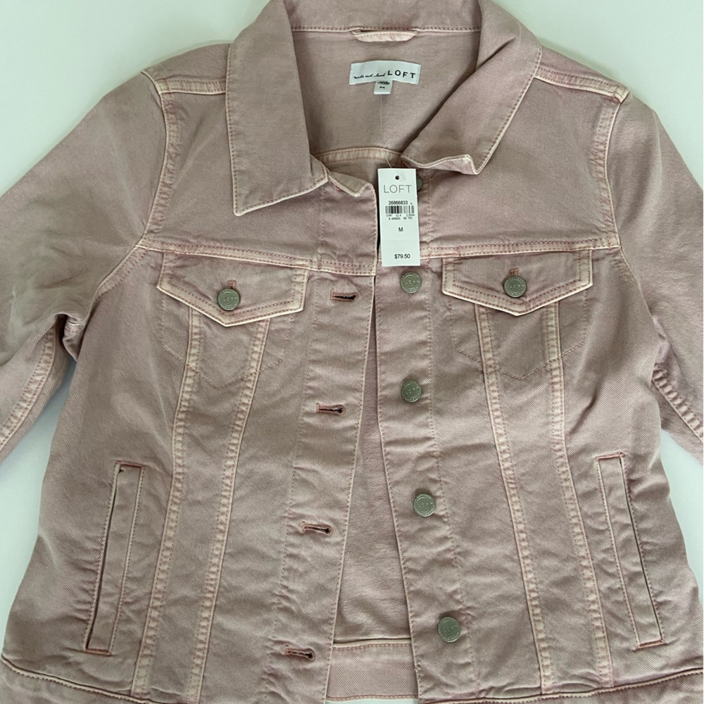 The Loft Pale Lavender Denim Jacket, s. M